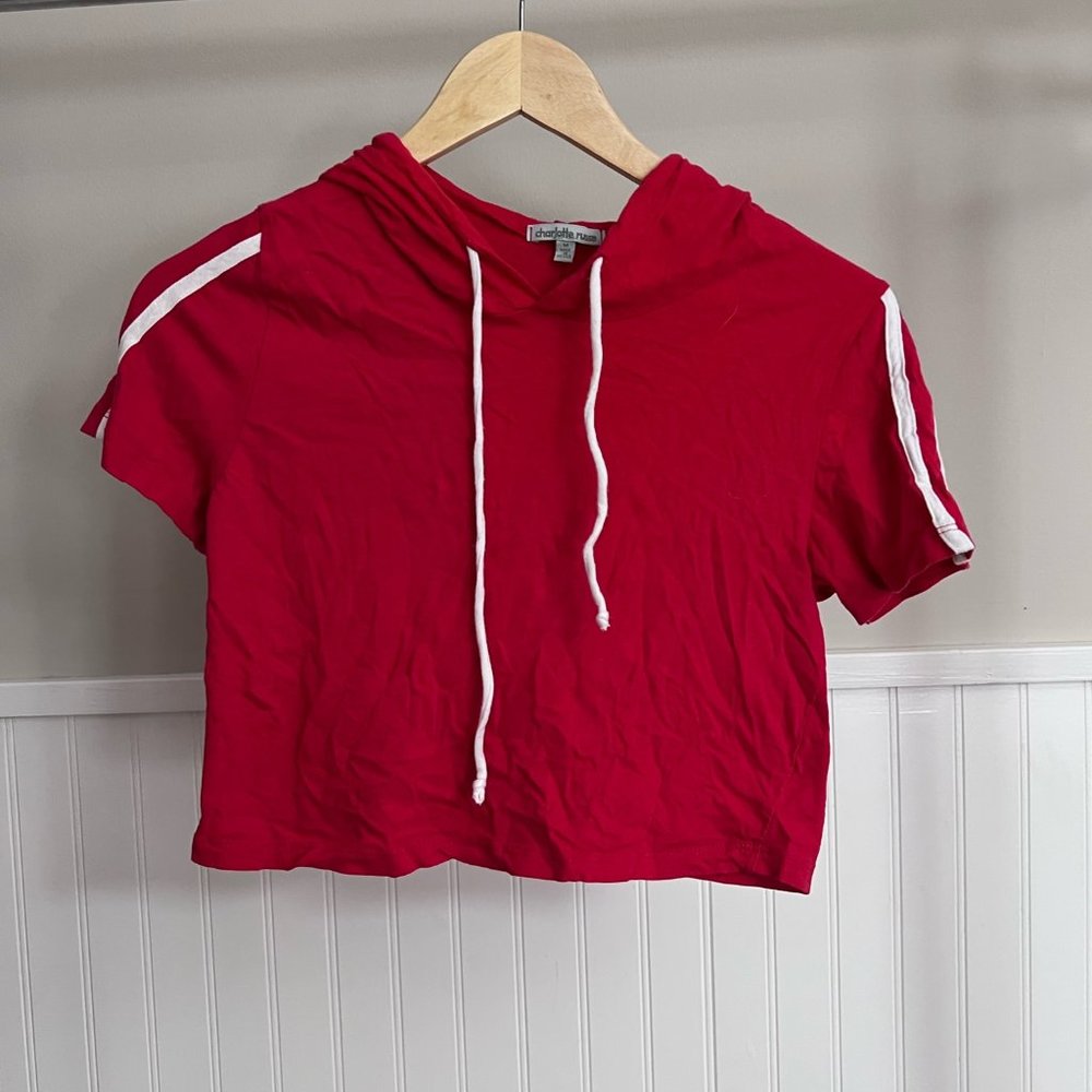 Charlotte Russe Croptop Medium red